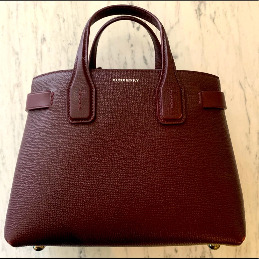Authentic Burberry Small Banner Bag